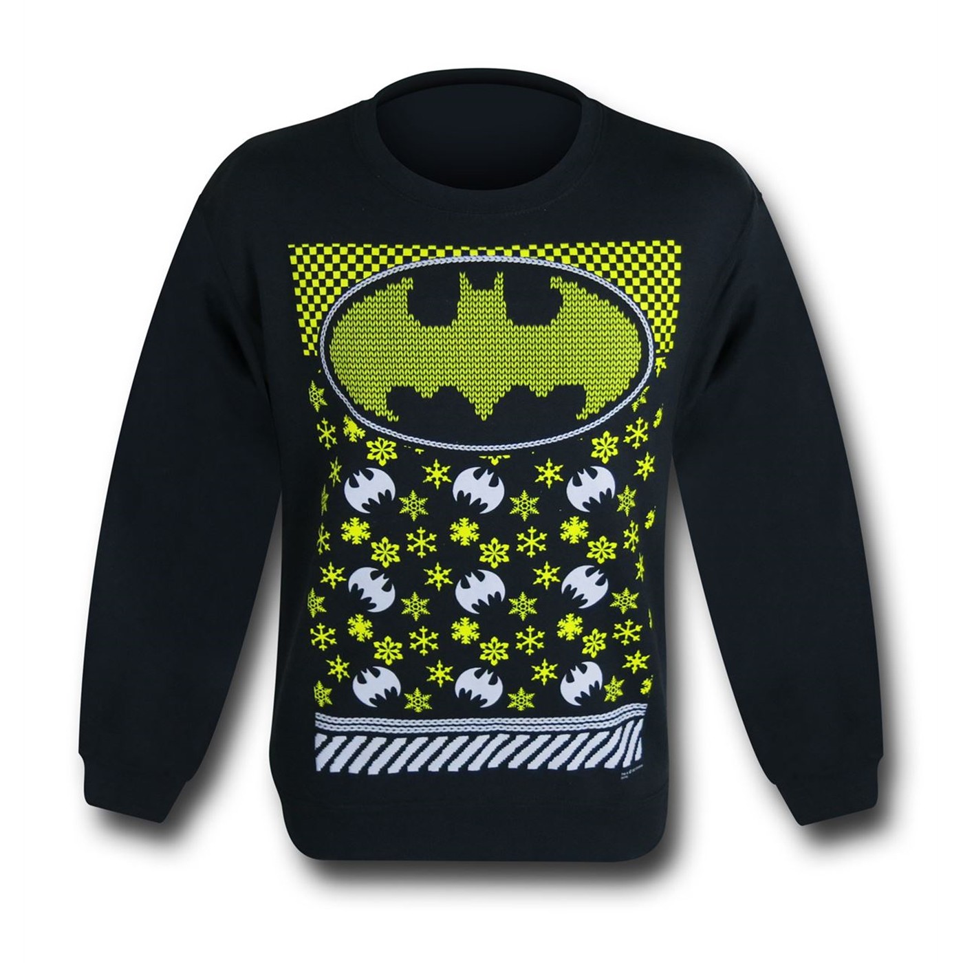 Batman Ugly Sweater Sweatshirt, Black