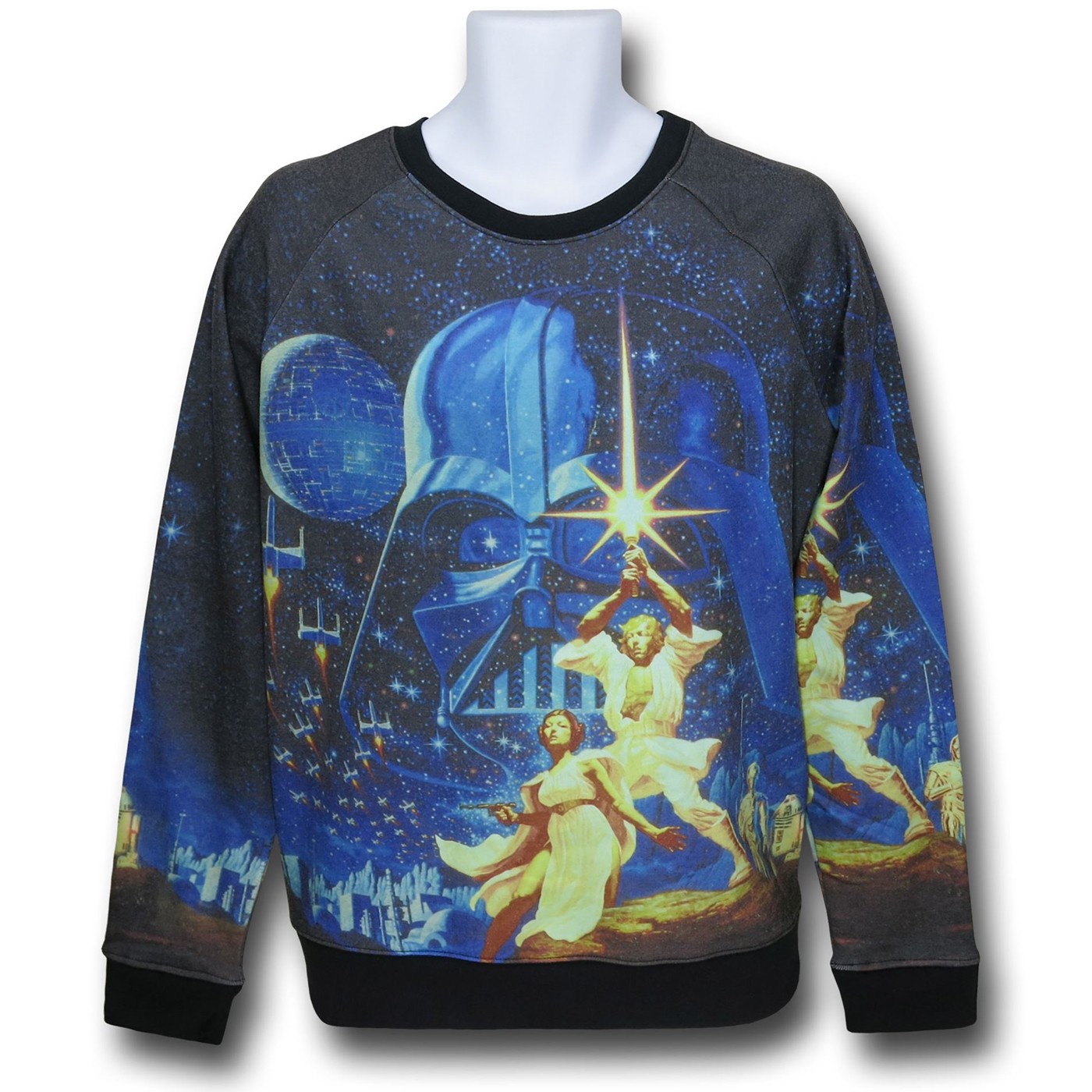 Star Wars Hildebrandt Poster Sweatshirt, Black