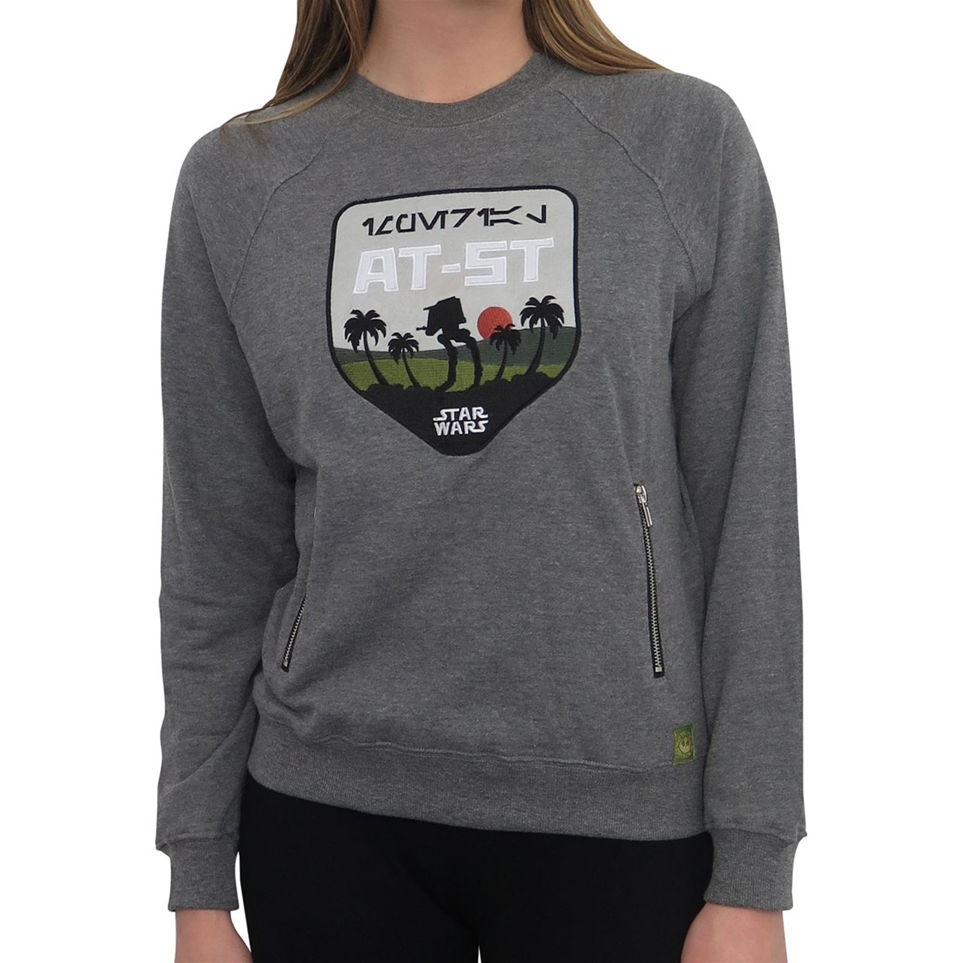 Star Wars Imperial AT-ST Patch Women's Sweatshirt, Grey