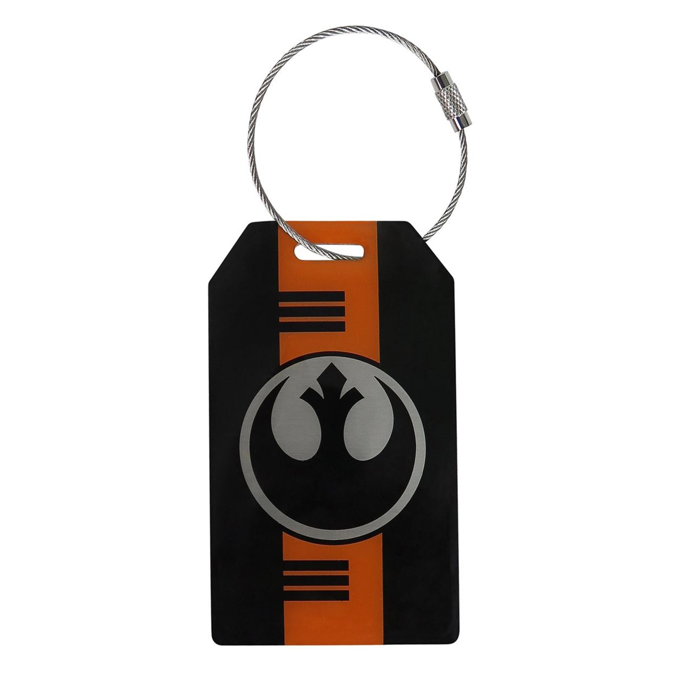 Star Wars Rebel Metal Bag Tag, Orange
