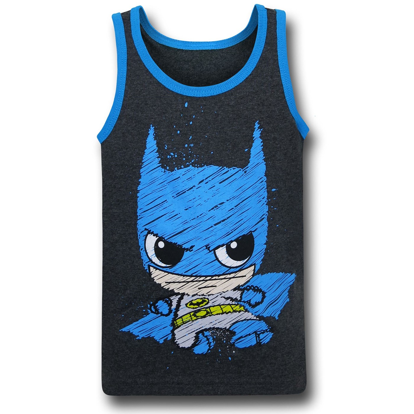 Batman Kawaii Kids Tank Top, Grey