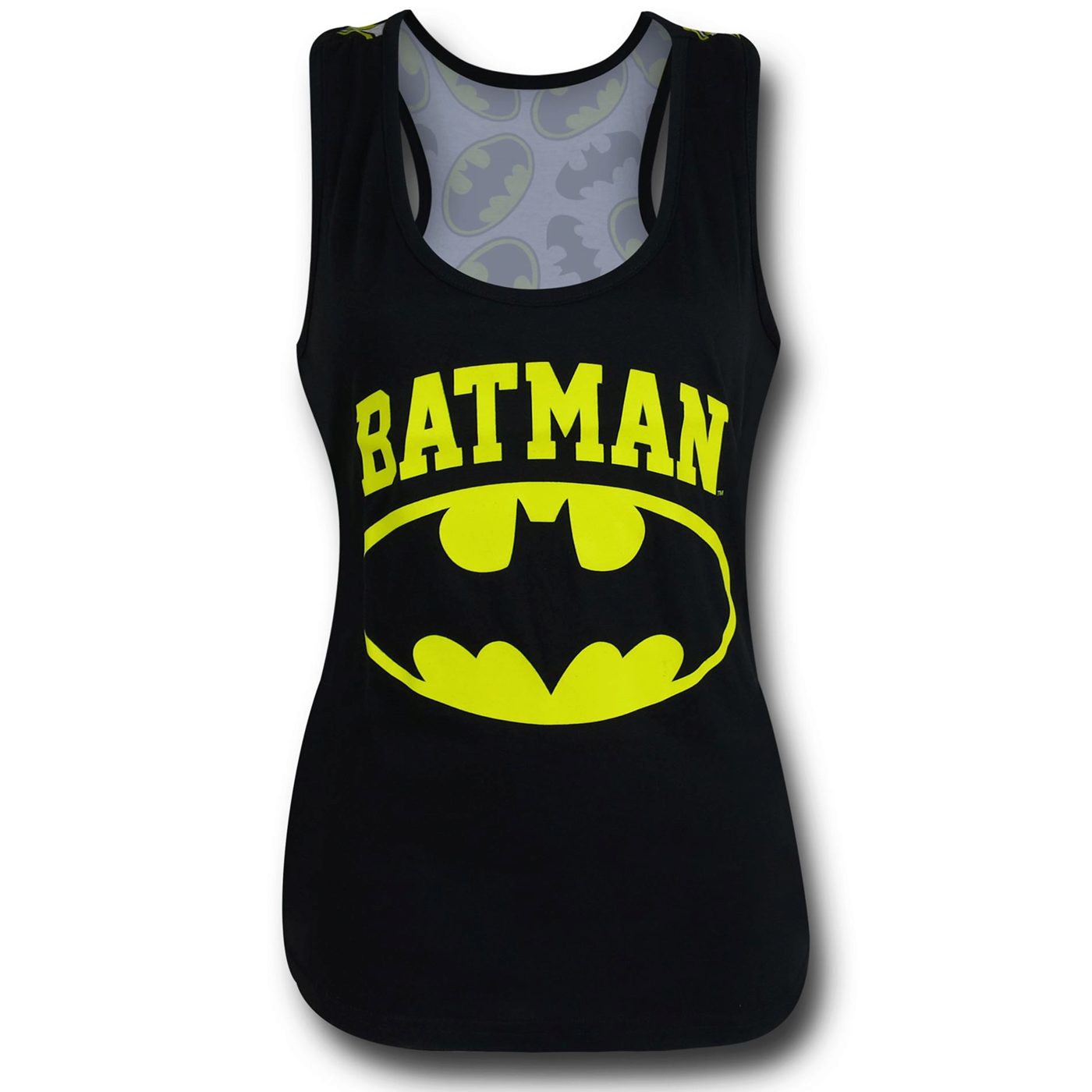 Batman Symbol All-Over Print Women's Tank Top, Black