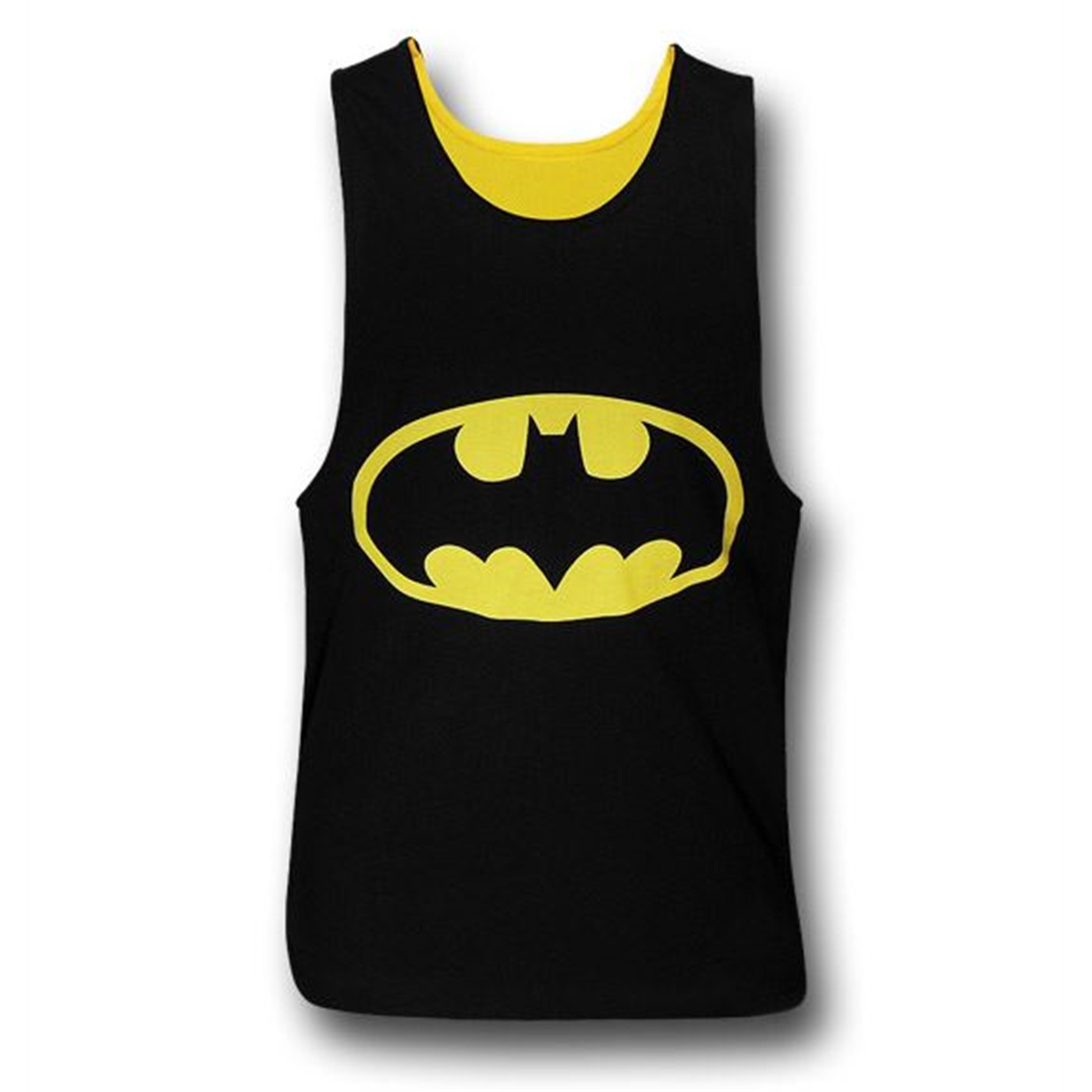 Batman Symbol Reversible Tank Top, Black