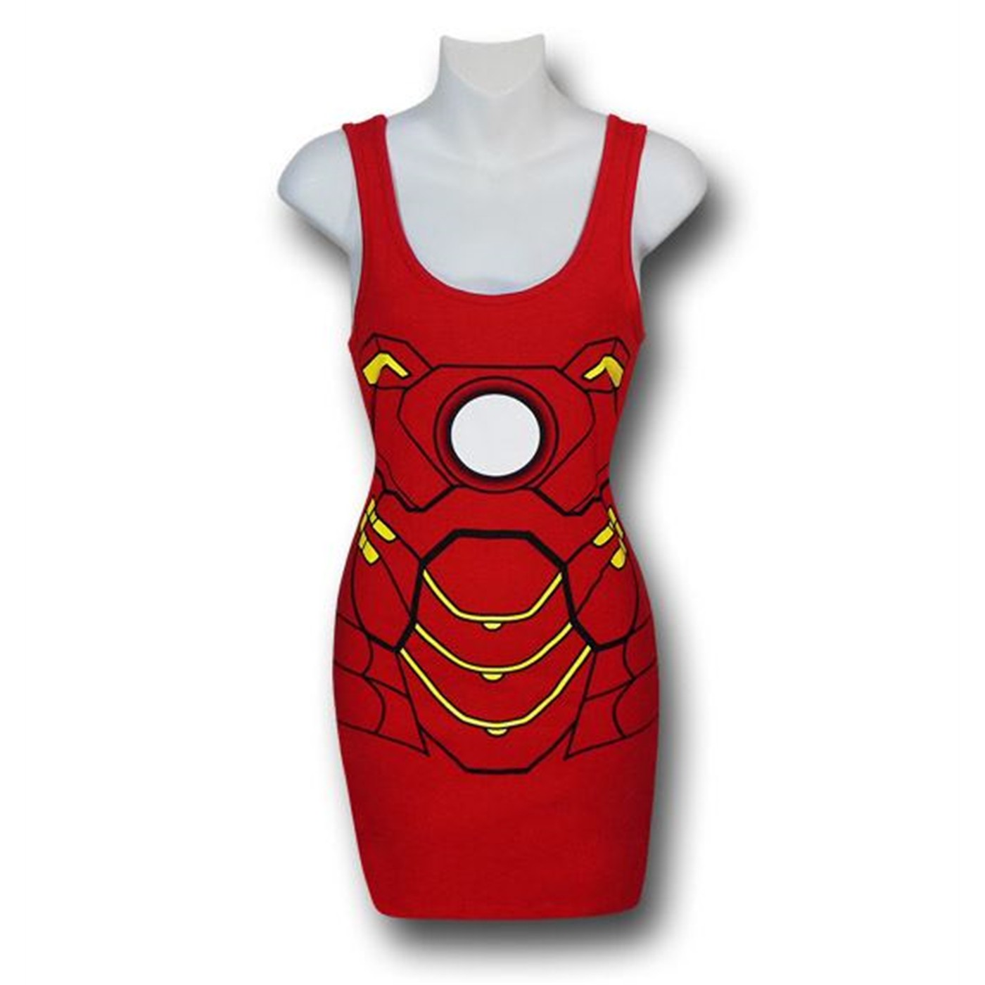 Iron Man Costume Women's Tank Dress, Red