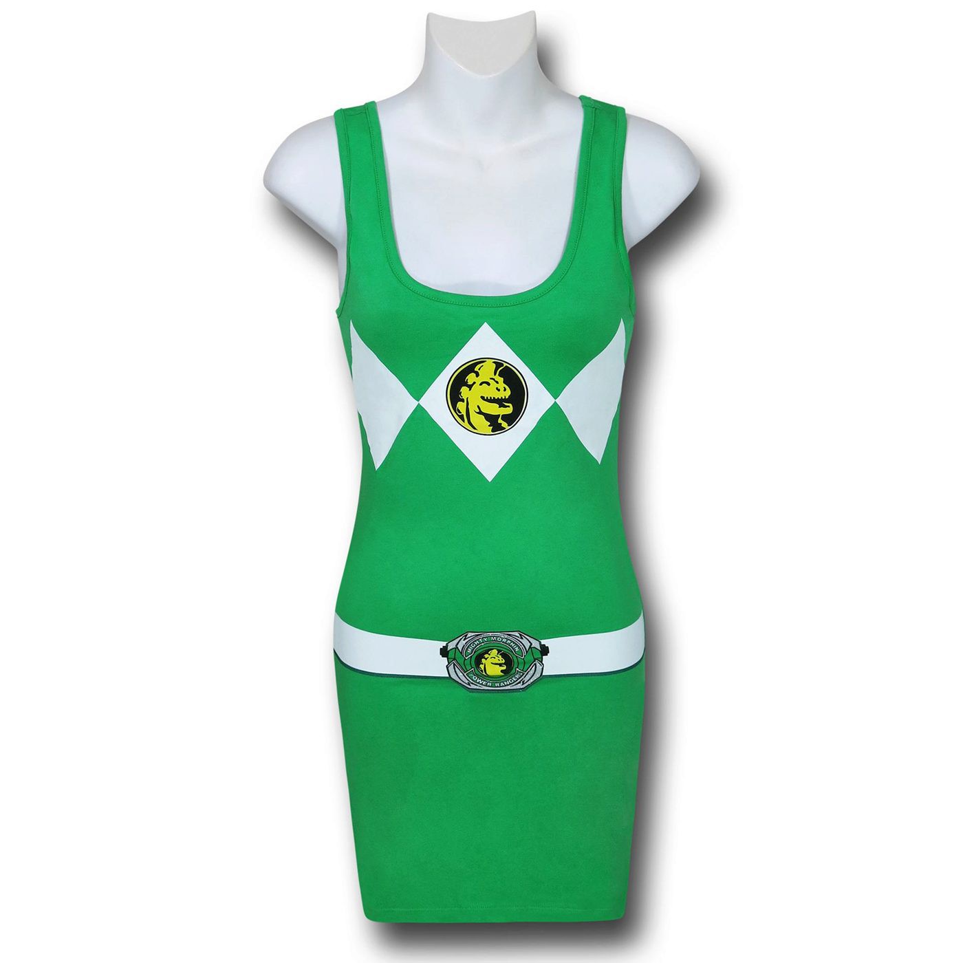 Power Rangers Green Ranger Women's Tank Dress, Green