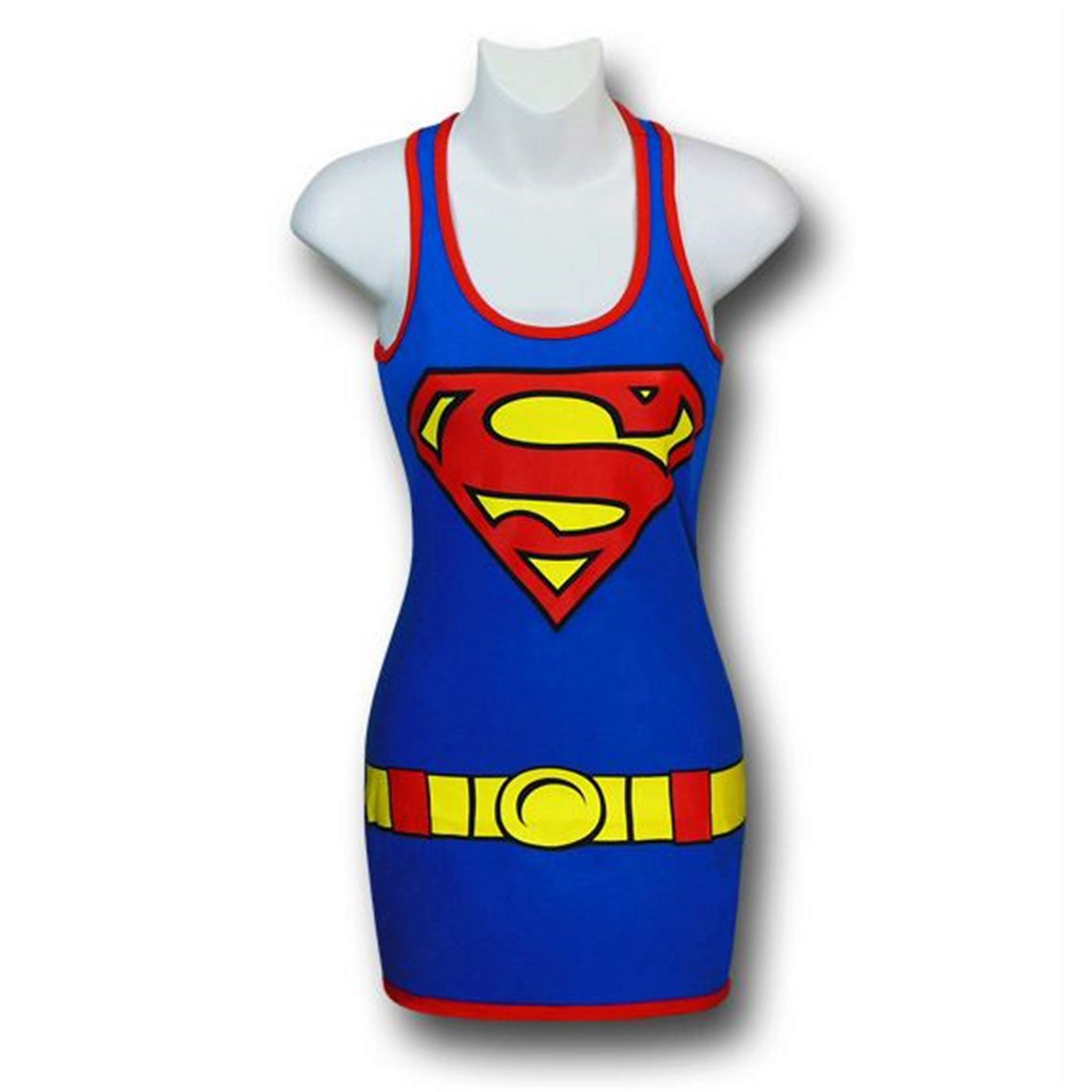 Supergirl Women's Costume Tank Dress, Blue