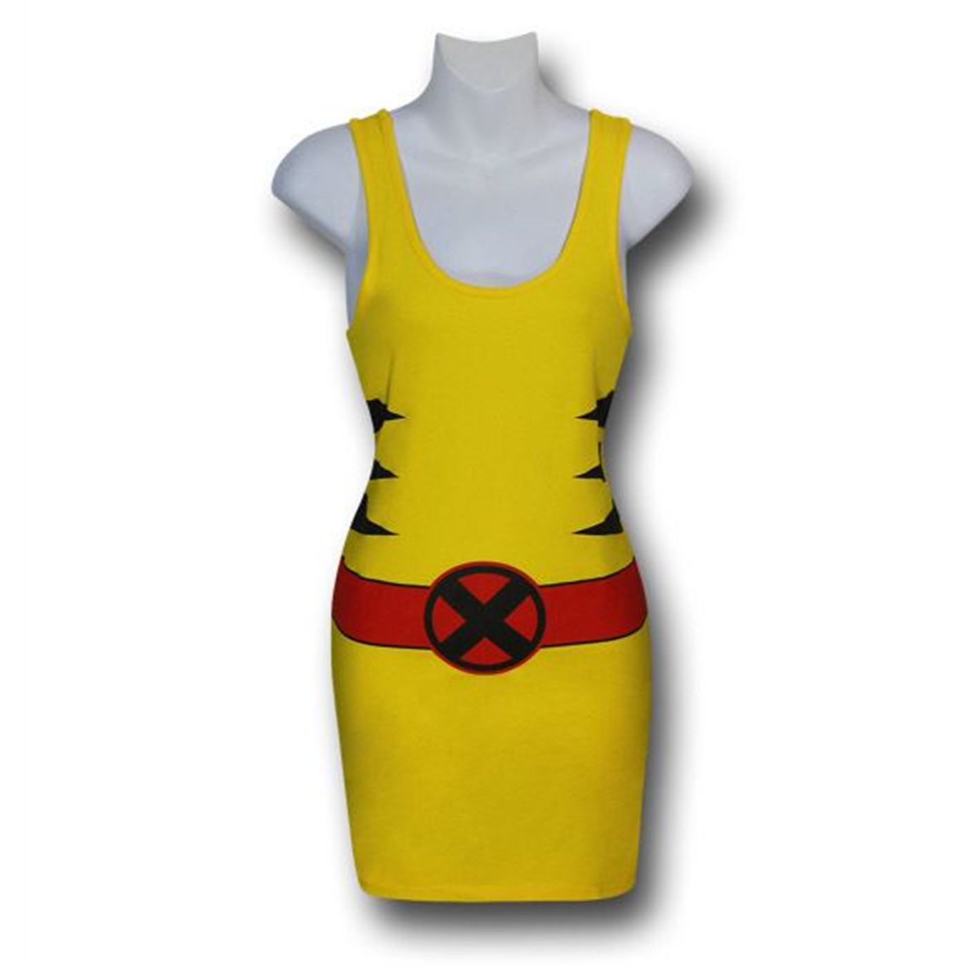 Wolverine Costume Women's Tank Dress, Yellow