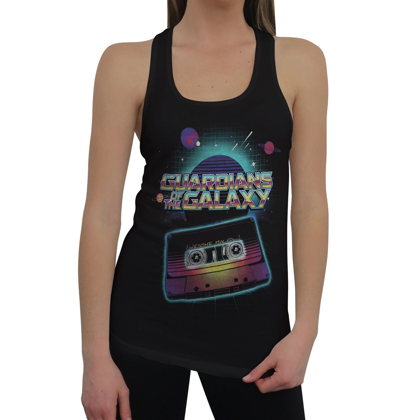 GOTG Awesome Mix Tape Women's Tank Top, Black