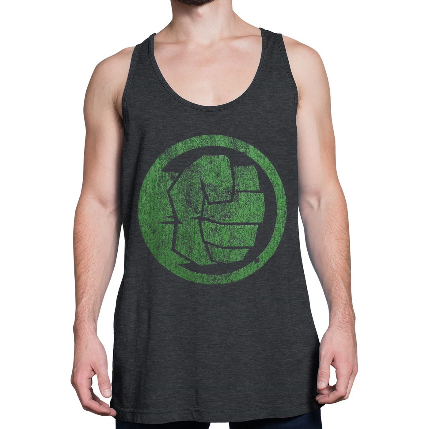 Hulk Fist Bump Men's Tank Top, Grey