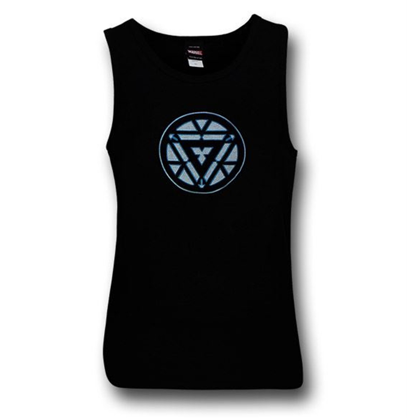 Iron Man Angled Arc Tank Top, Black