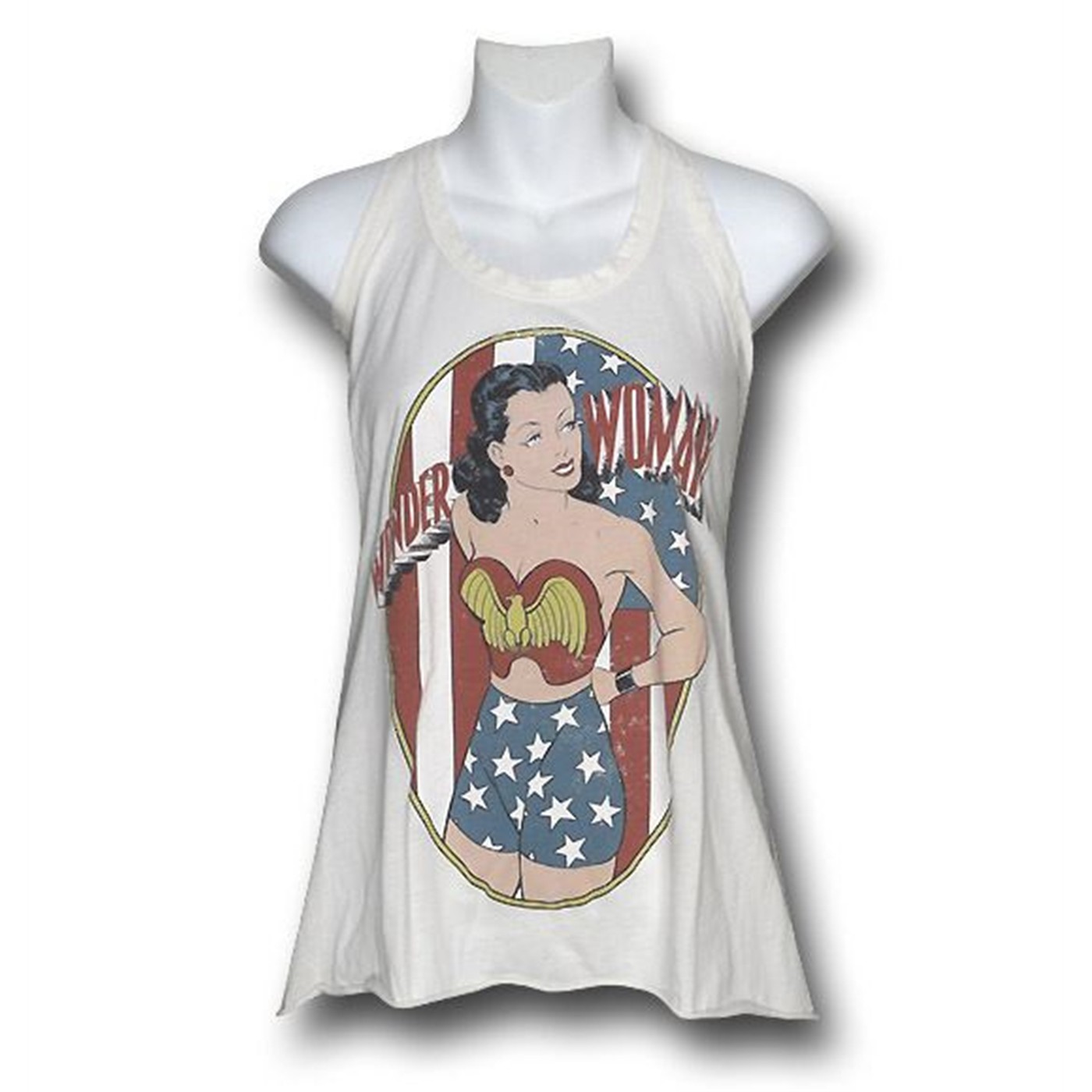 Wonder Woman Juniors Vintage Trunk Tank Top