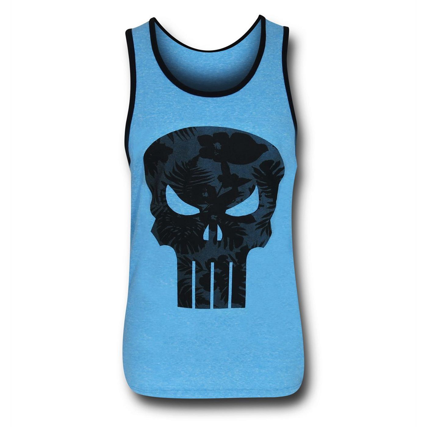 Punisher Turquoise Men's Tank Top, Blue