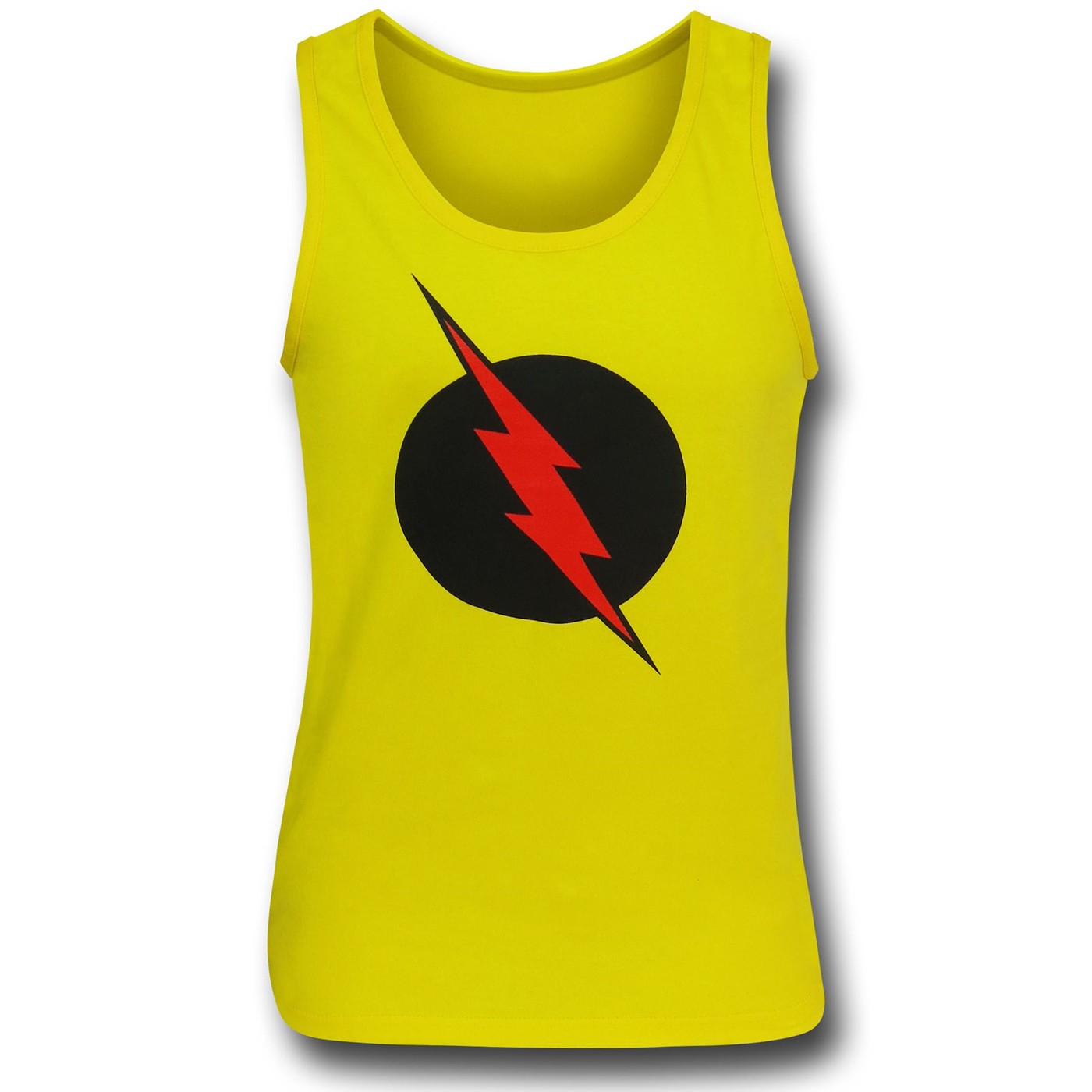 Reverse Flash Symbol Tank Top, Yellow