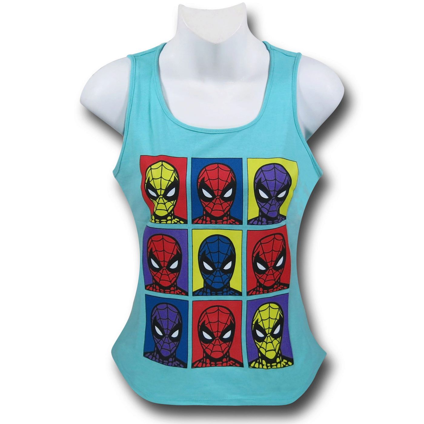 Spider-Man Pop Boxes Women's Tank Top, Green