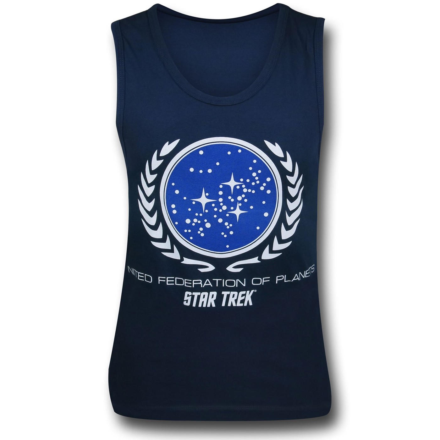 Star Trek Federation Navy Tank Top, Blue