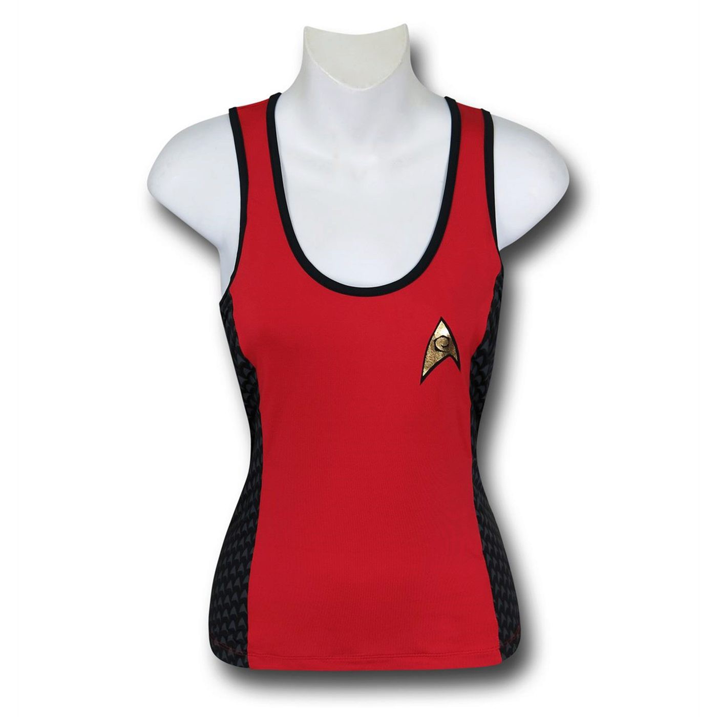 Star Trek Red Women's Costume Yoga Tank Top, Red