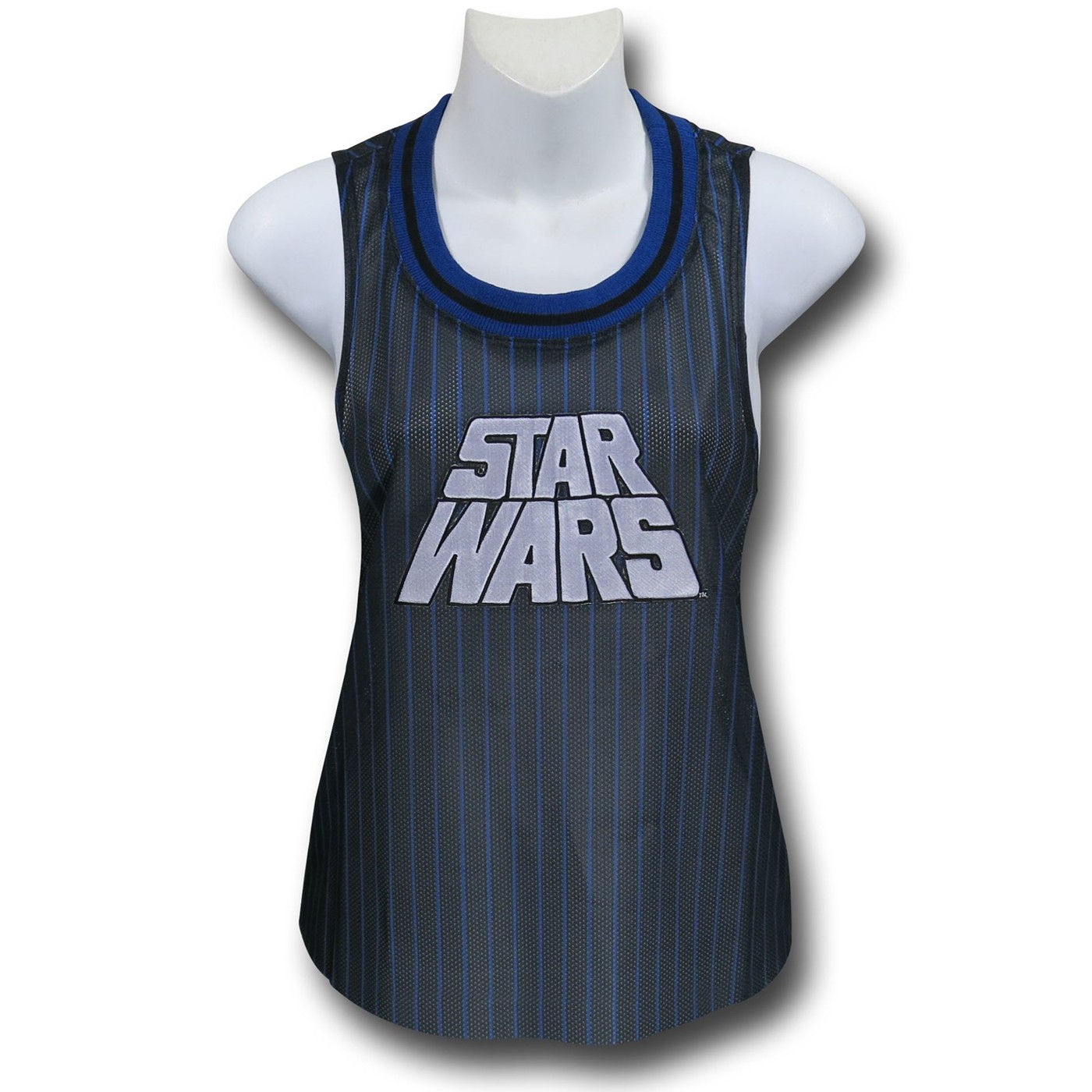 Star Wars Women's Mesh Basketball Tank, Black