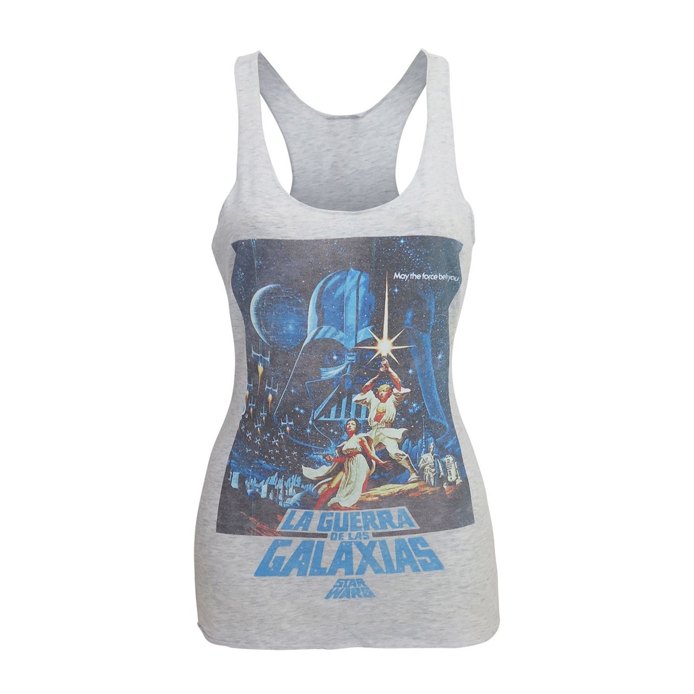 Star Wars La Guerra de las Galaxias Women's Tank Top, Grey