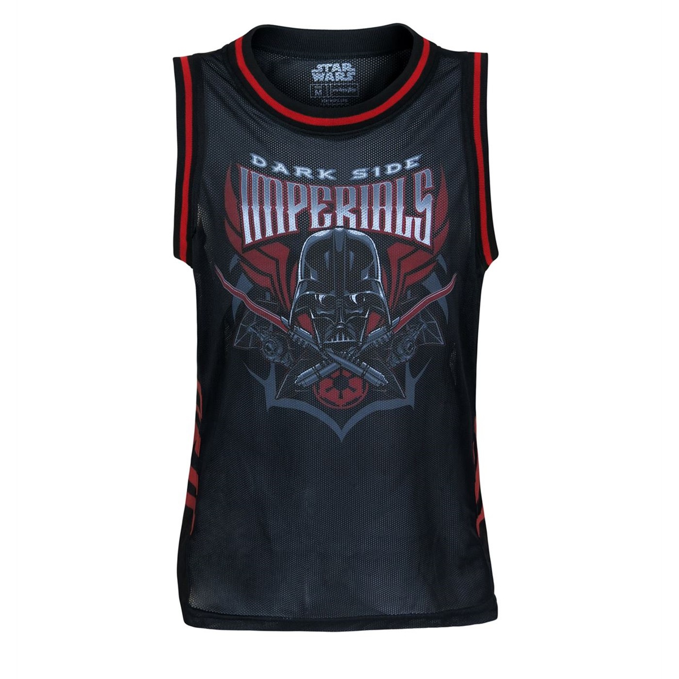 Star Wars Imperials Mesh Basketball Tank, Black