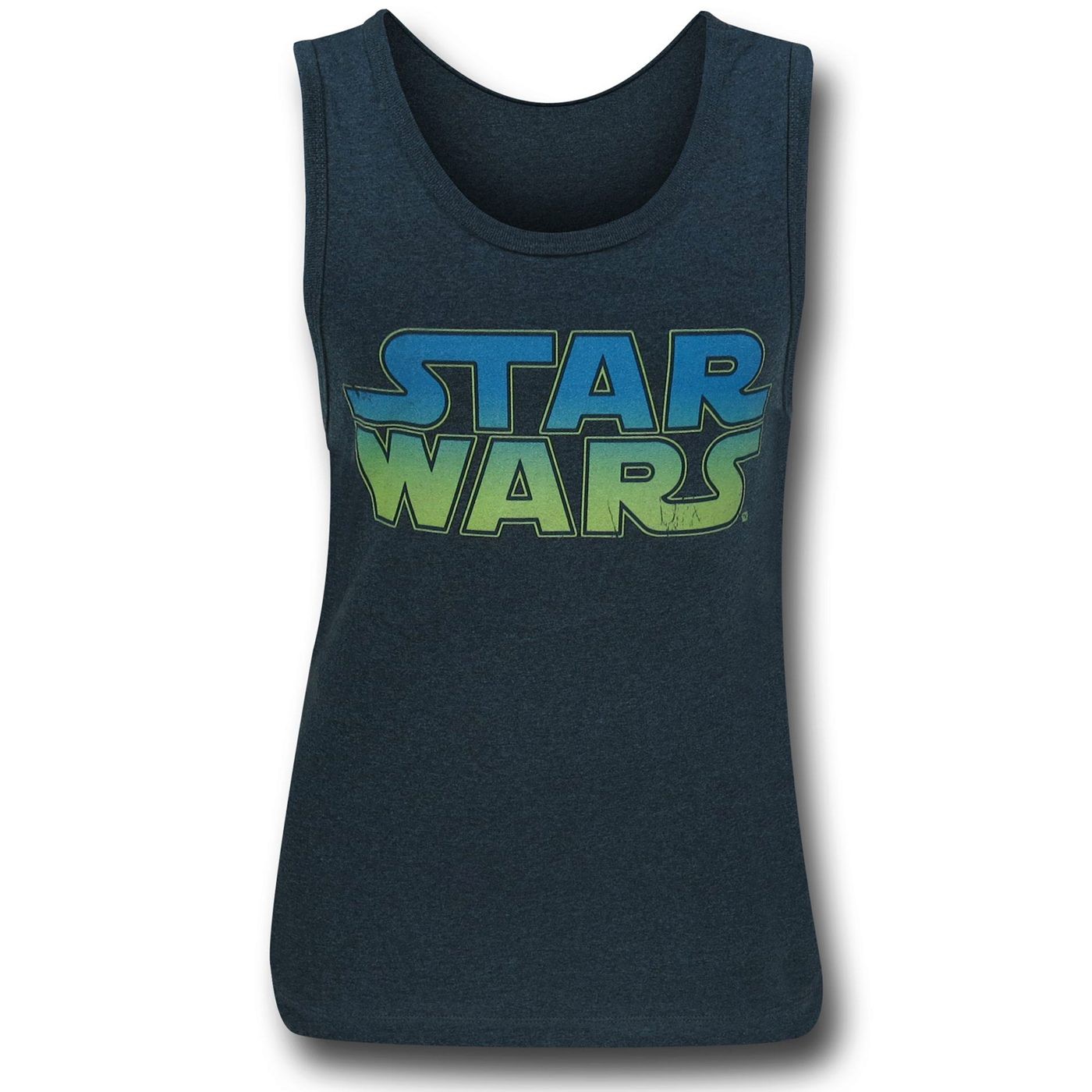 Star Wars Logo Blue Tank Top, Blue