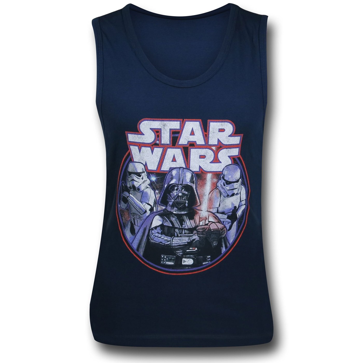 Star Wars Lord Vader Navy Tank Top, Blue