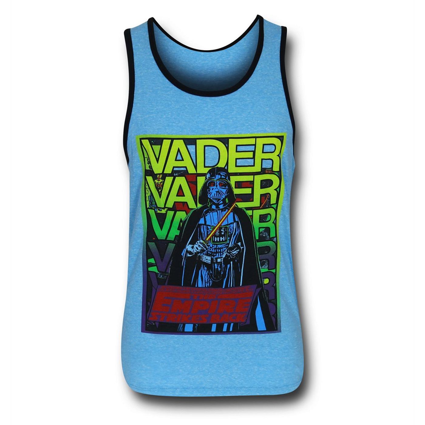 Star Wars Vader Neon Men's Tank Top, Blue