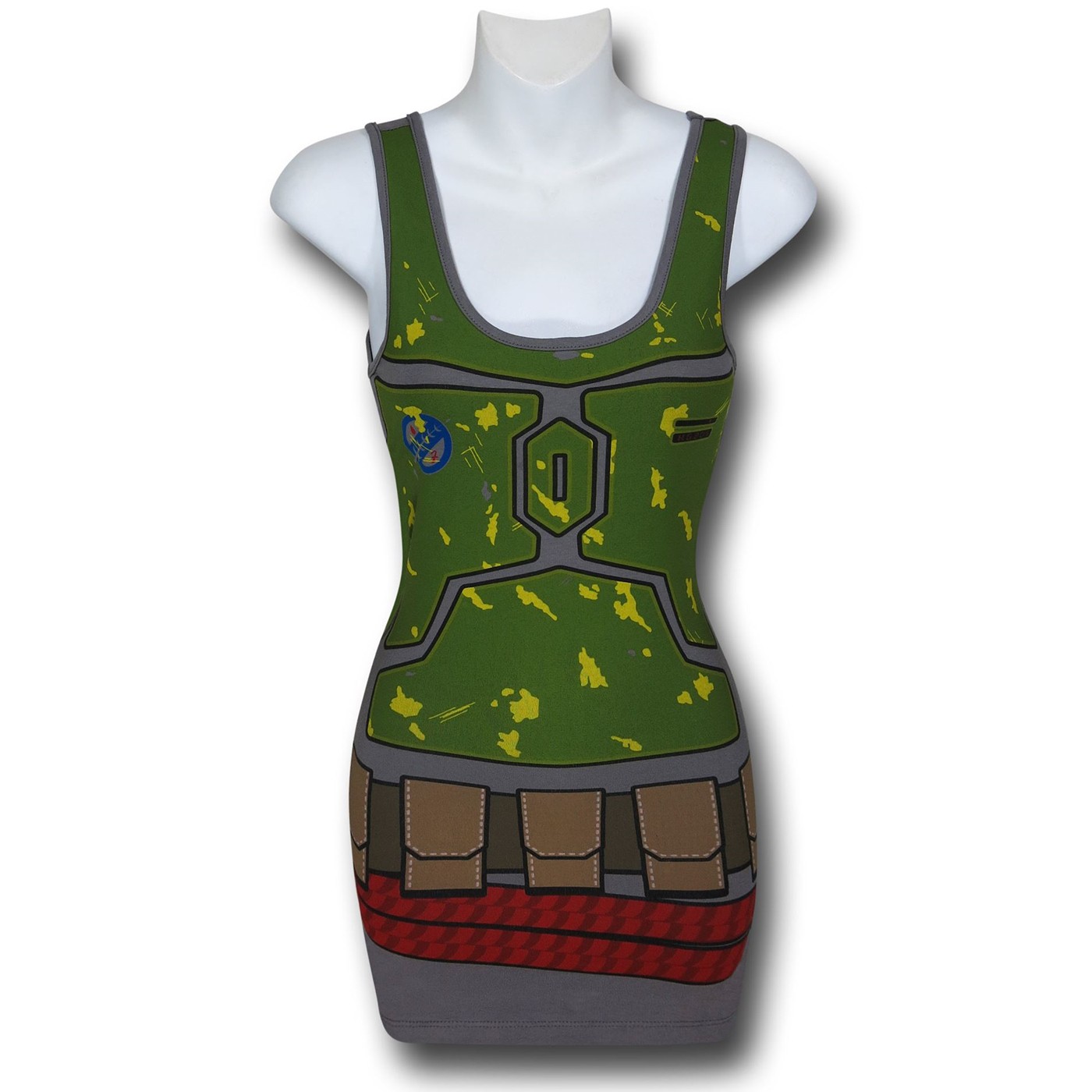 Star Wars Women's Boba Fett Costume Tank Top, Green