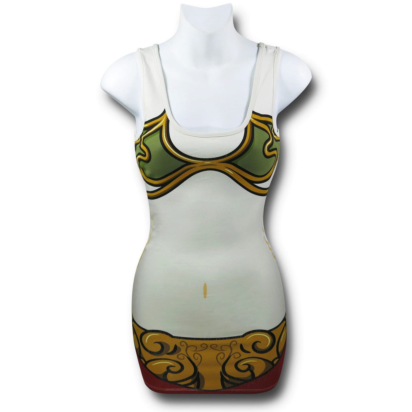 Star Wars Women's Leia Costume Tank Top, White