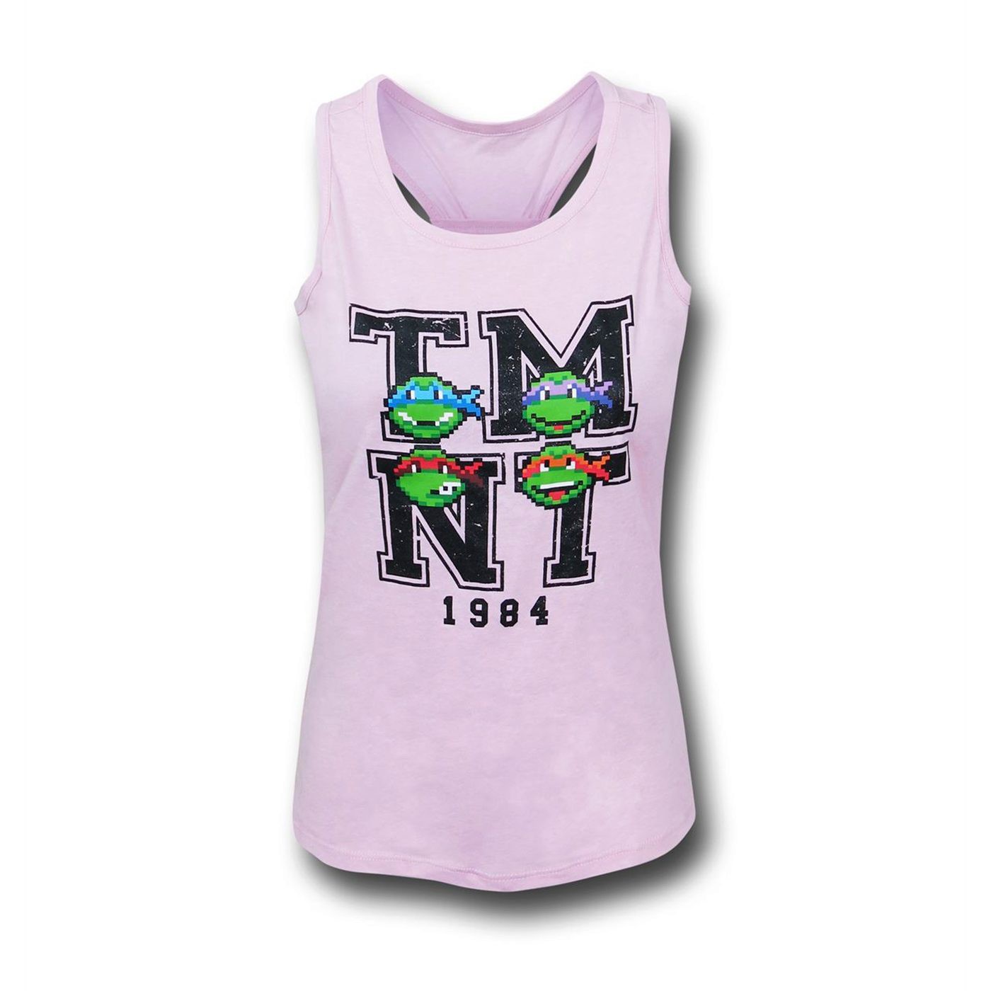 TMNT Heads Girls Youth Tank Top, Pink