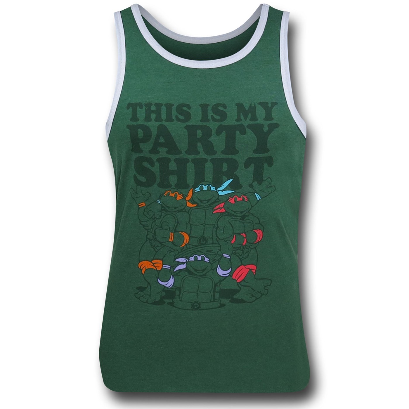 TMNT Party Tank Top, Green