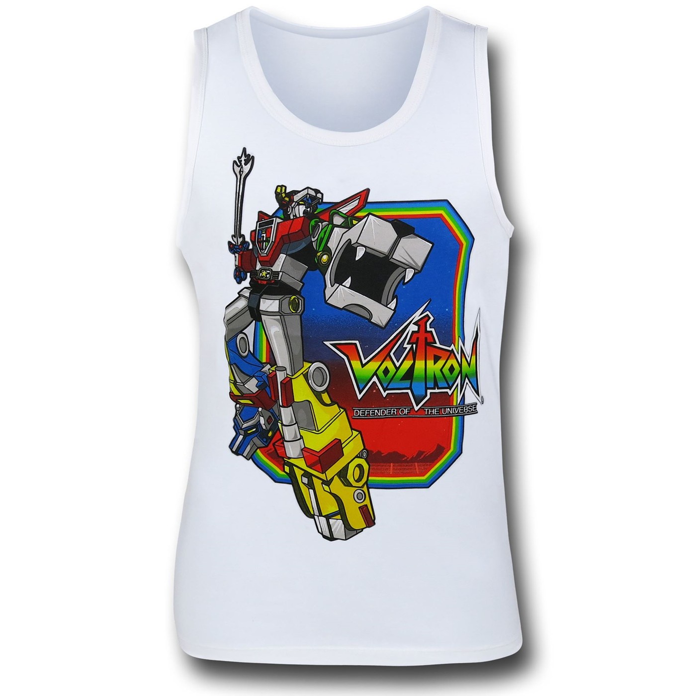 Voltron Octotron Tank Top, White