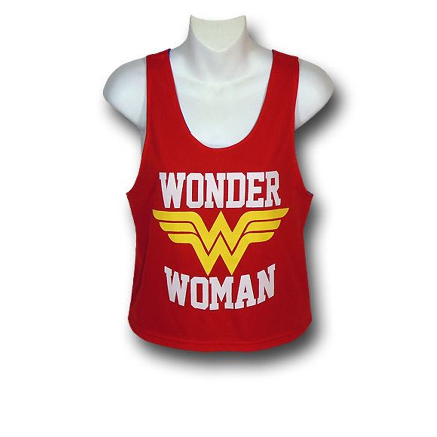 Wonder Woman Women's Reversible Mesh Tank Top, Red