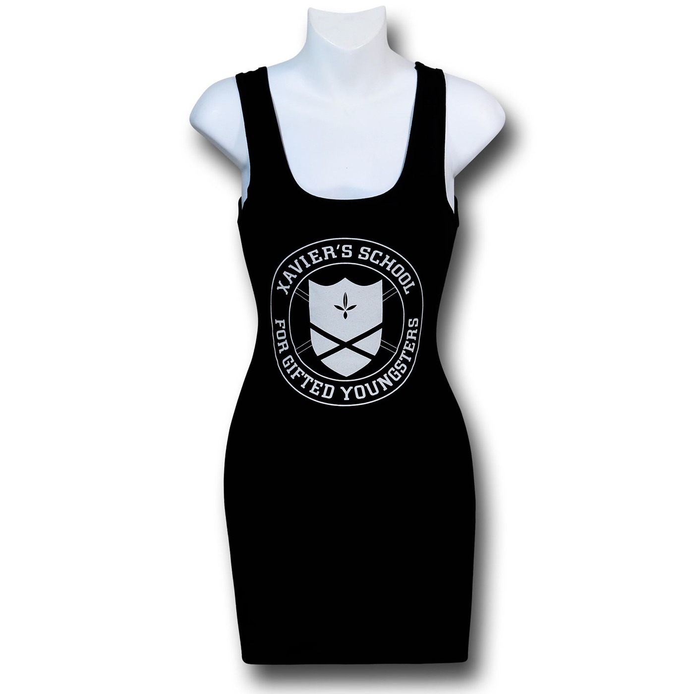 X-Men Xavier's School Women's Tank Dress, Black