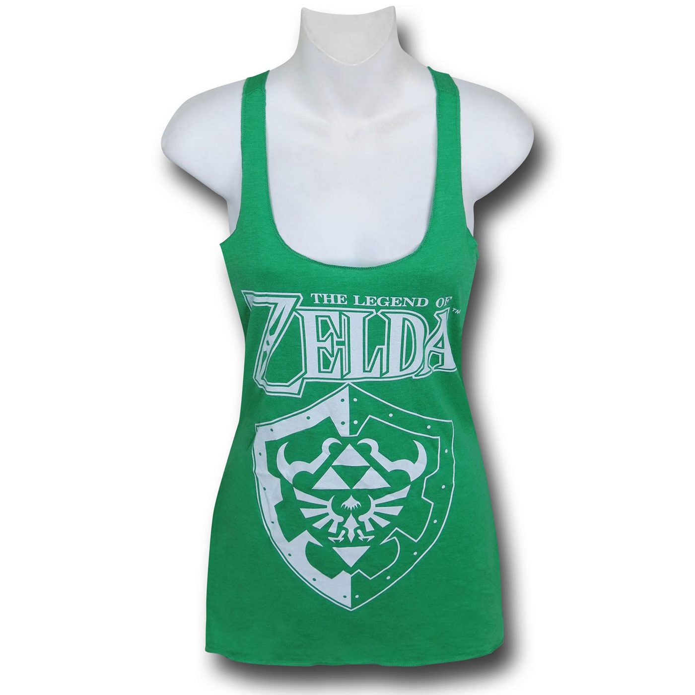 Nintendo Zelda Shield Women's Tank Top, Green