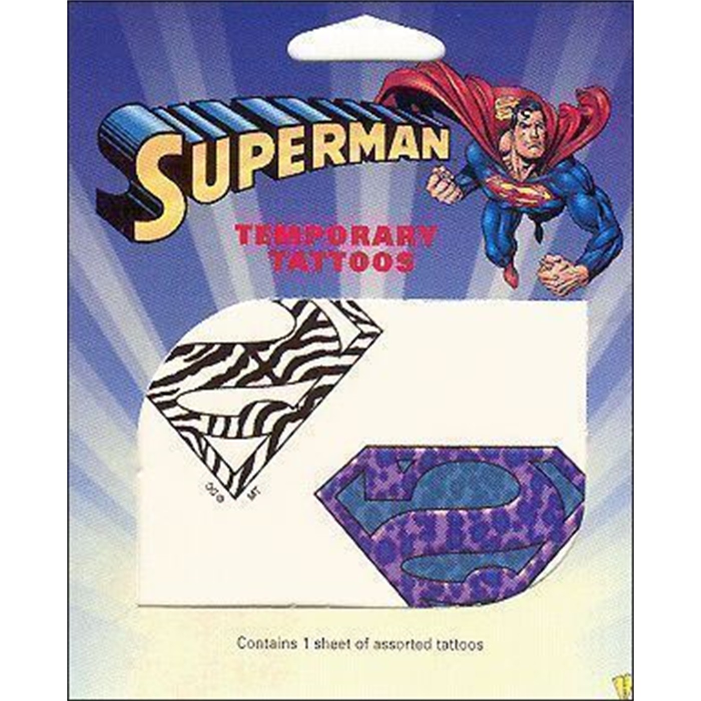 Superman Zebra Tatoos