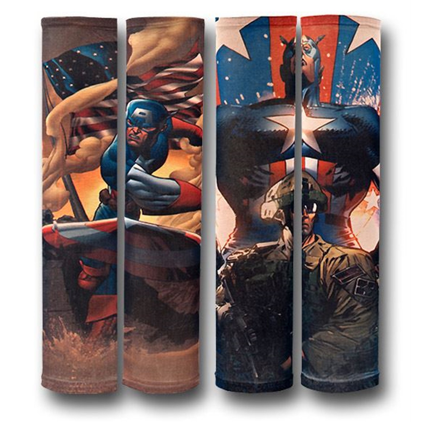 Captain America Nylon Tattoo Sleeves- 2 Pack