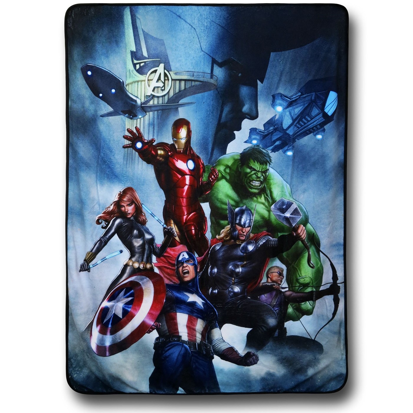 Avengers Ominous Loki Fleece Throw Blanket, Grey