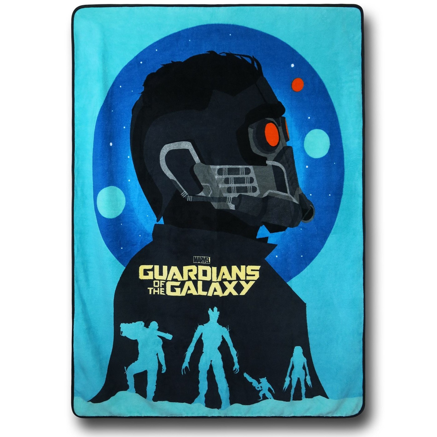 Guardians of the Galaxy Poster Fleece Throw Blanket, Blue