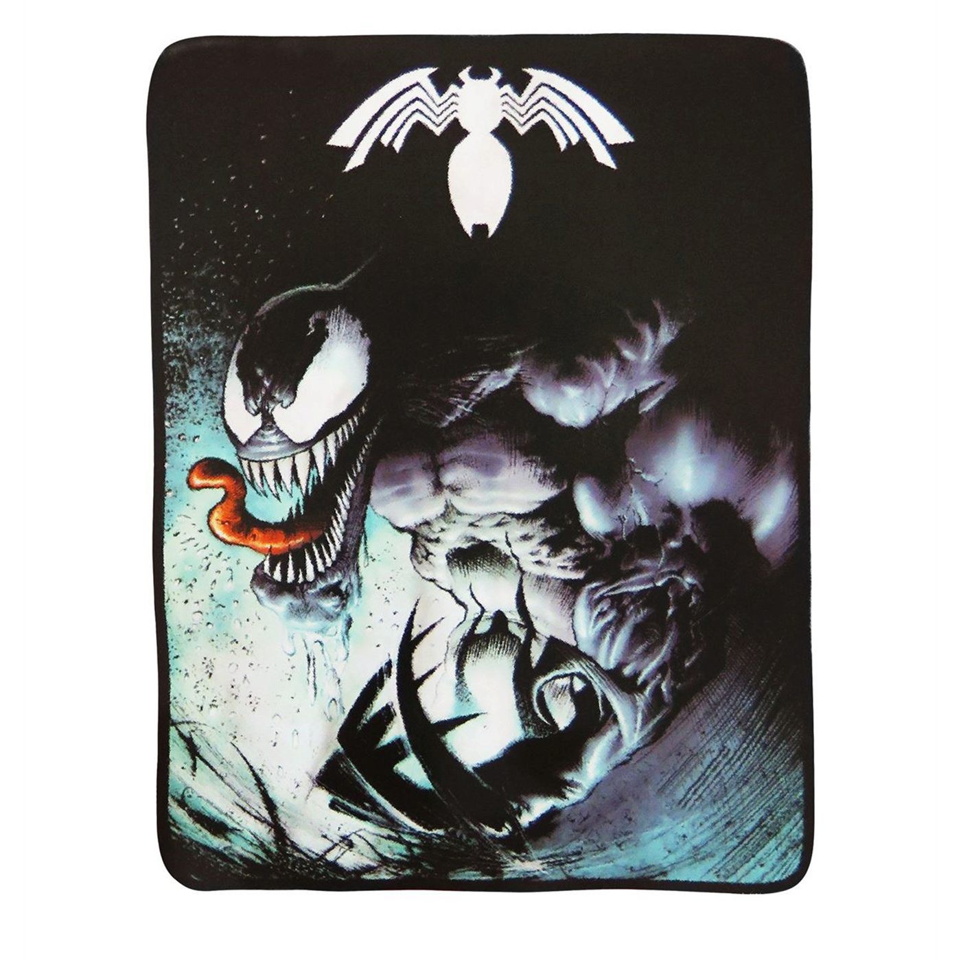 Venom Want Some Candy Throw Blanket, Black