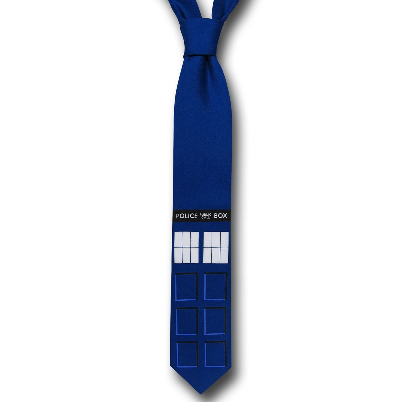 Doctor Who Tardis Neck Tie, Blue