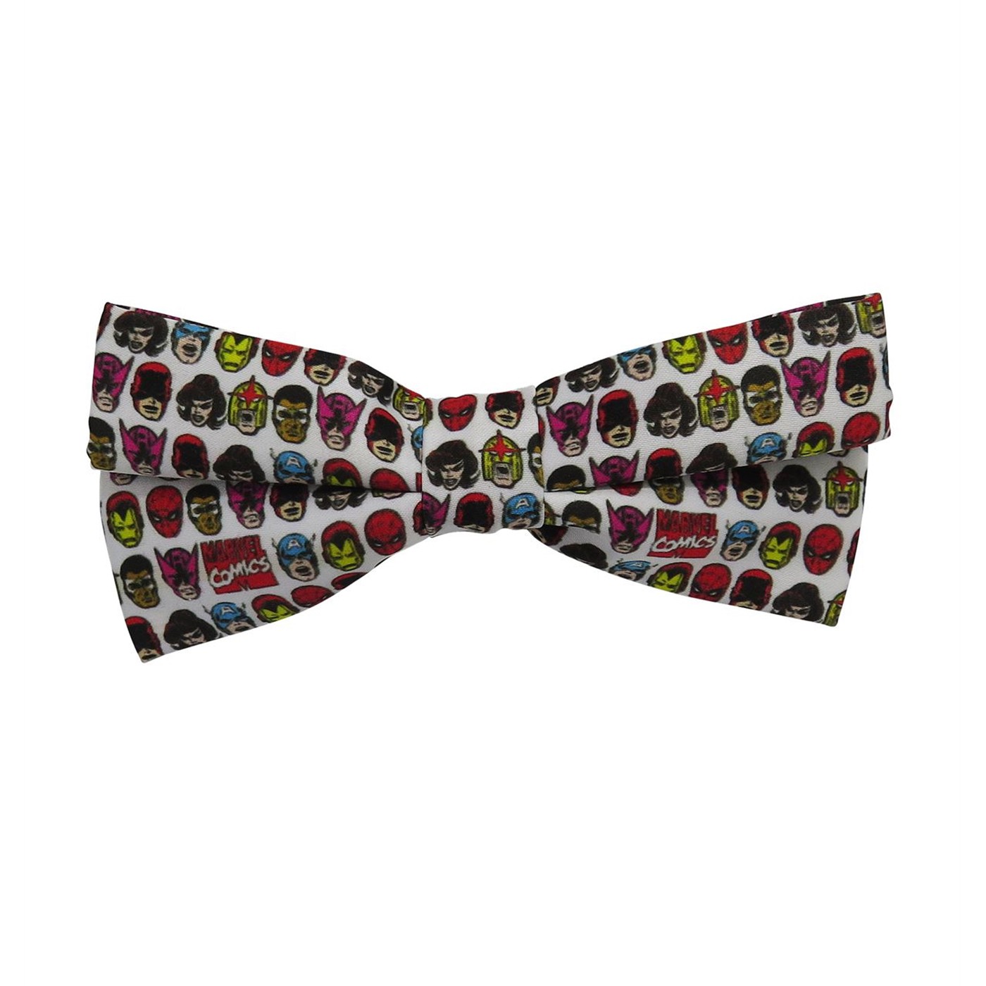Marvel Heads All-Over Print Bow Tie, Red