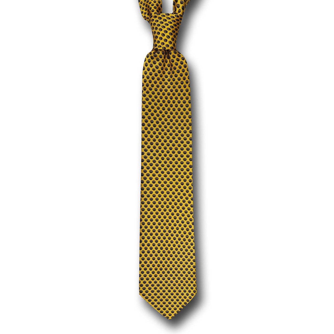 Star Wars Rebel Yellow & Navy Tie, Yellow