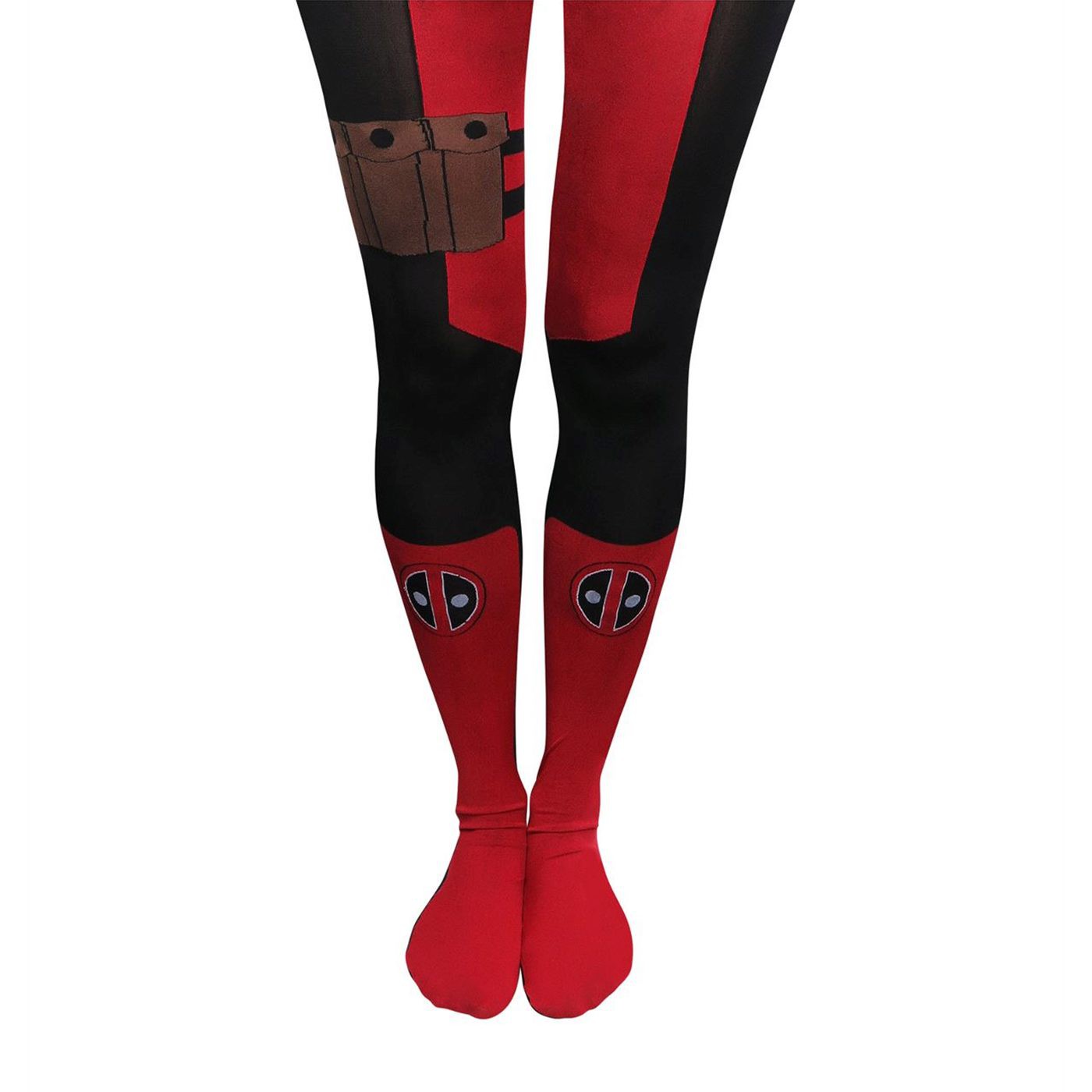 Deadpool Costume Women's Tights, Red