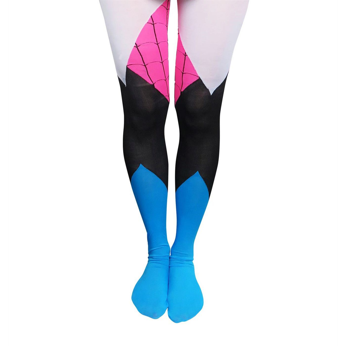Spider-Gwen Costume Women's Tights, Red