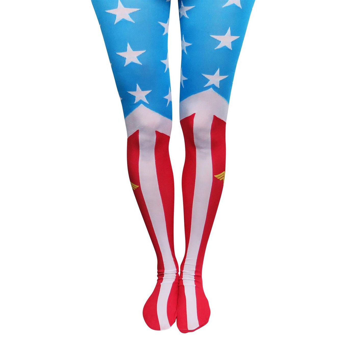 Wonder Woman Costume Women's Tights, Red