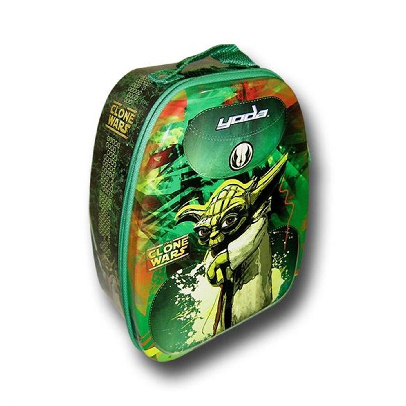 Star Wars Clone Wars Yoda Tin Backpack, Green