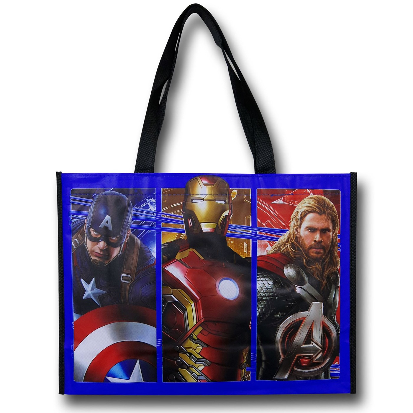 Avengers Age of Ultron Shopper Tote Bag, Blue
