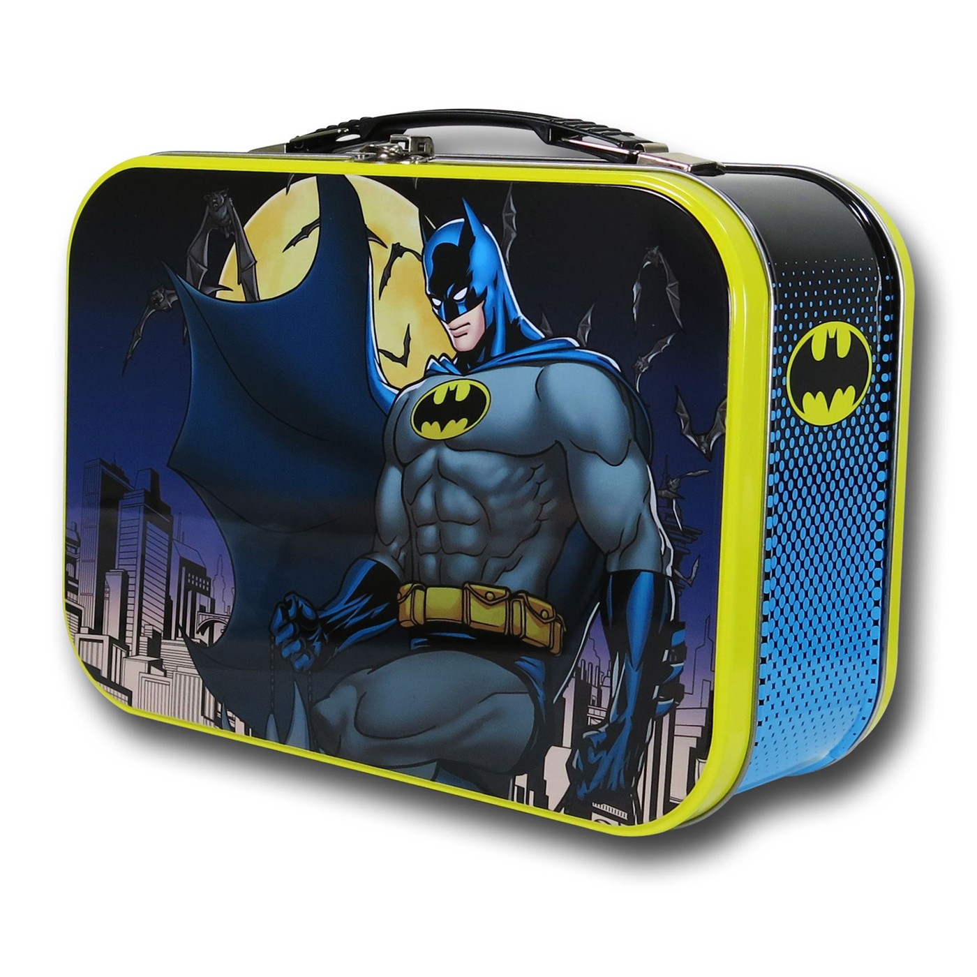 Batman City & Moon Tin Tote, Black