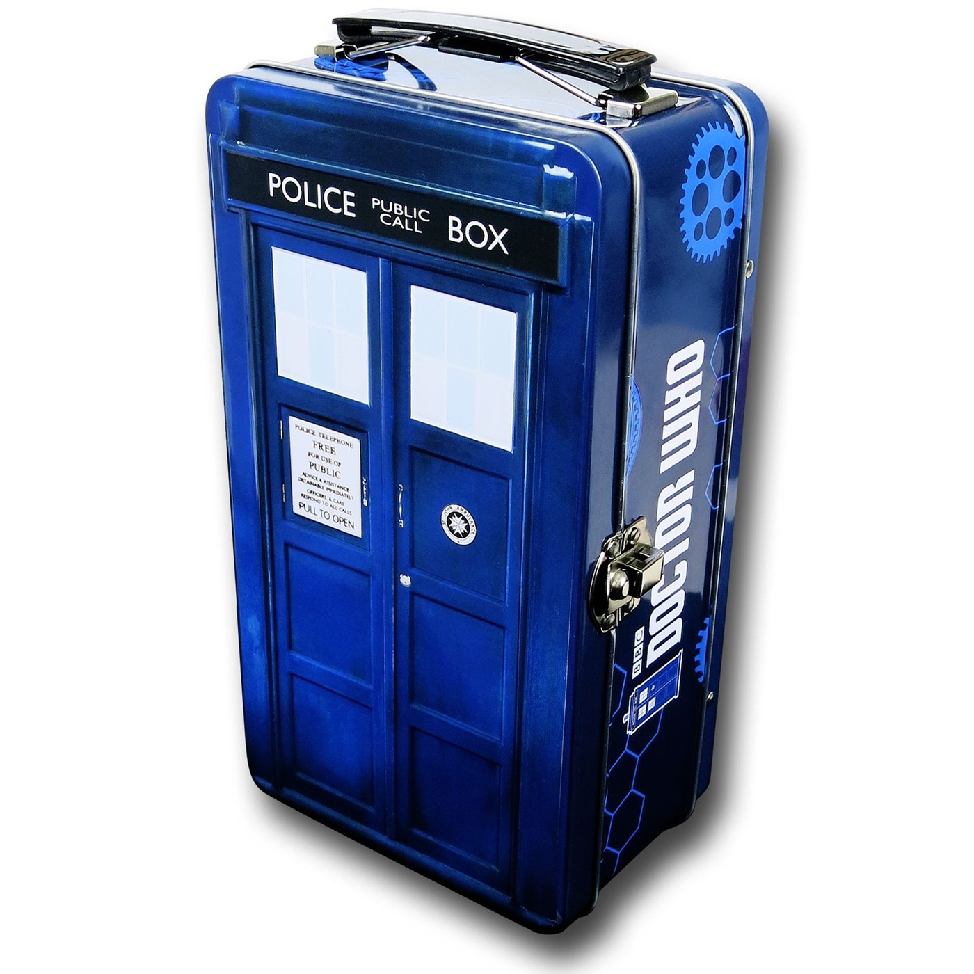 Doctor Who Tardis Tin Tote, Blue