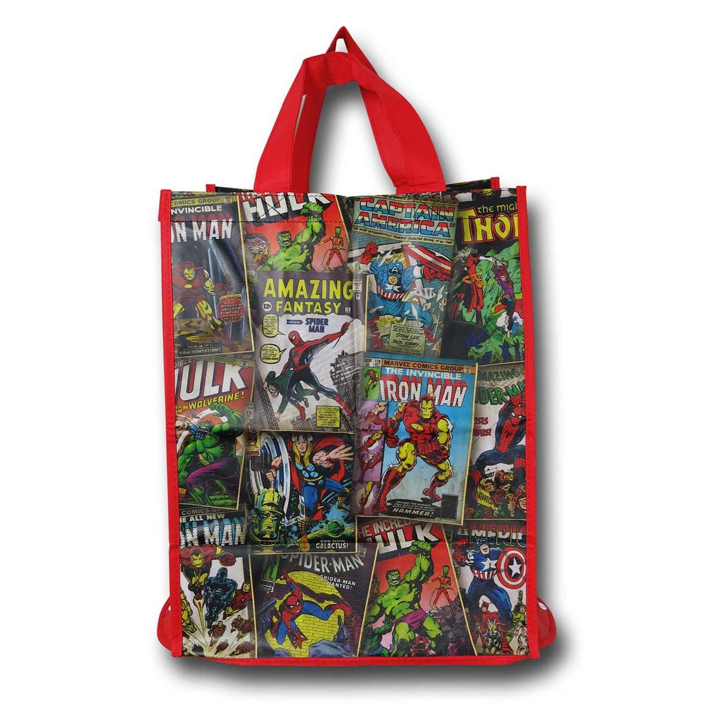 Marvel Comics Mosaic Shopping Tote, Black